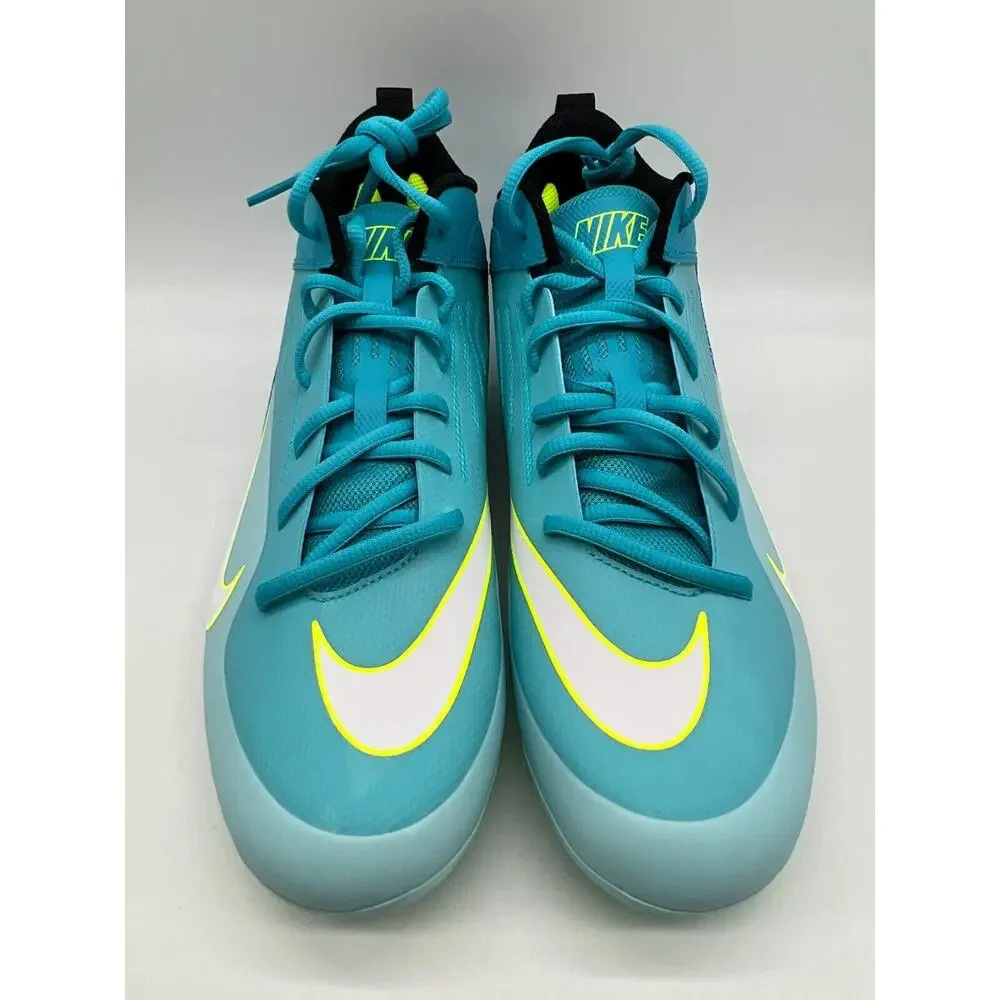 Nike Alpha Huarache 8 Varsity Lax Turquoise Lacrosse CZ6558-400 Men's 11.5